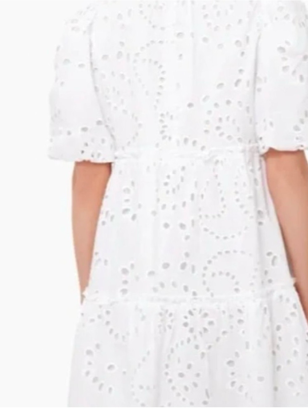 Tuckernuck White Eyelet Mini Dress - Picture 5 of 6
